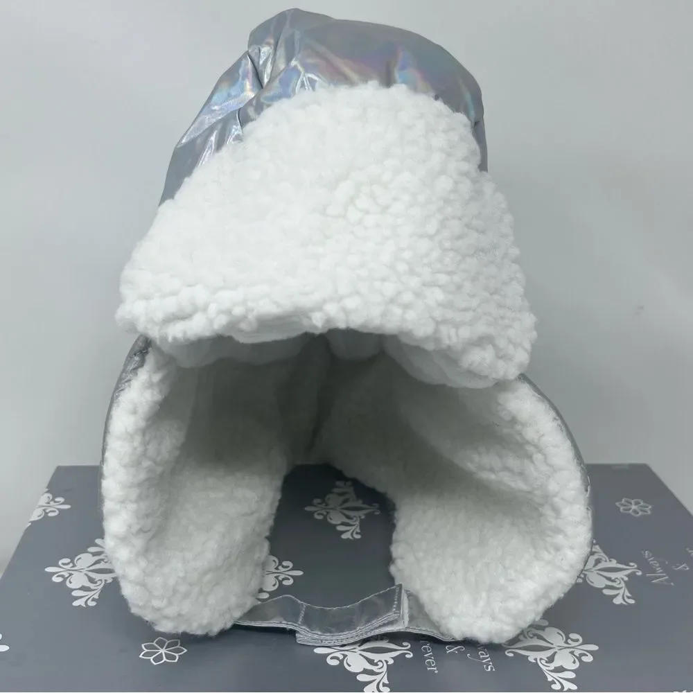 Swiss Tech Silver Irredentist Trapper Hat NWT